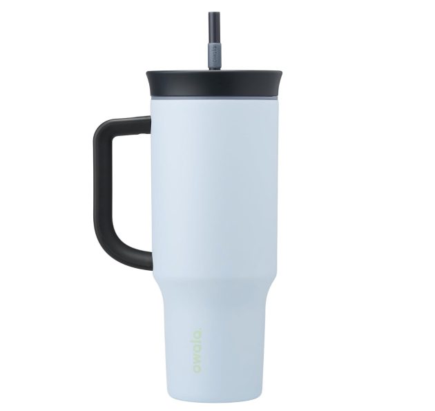 Owala Stainless Steel Triple Layer Insulated Travel Tumbler with Spill Resistant Lid